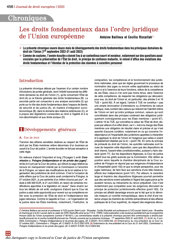 Article Bailleux Rizcallah